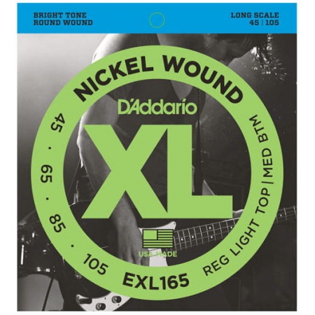 D'ADDARIO EXL165 struny gitara basowa 45-105