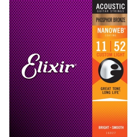 ELIXIR 16027 NW - struny gitara akustyczna 11-52