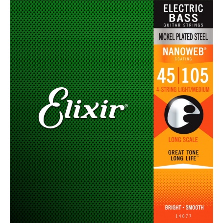 ELIXIR 14077 NW - struny gitara basowa 45-105