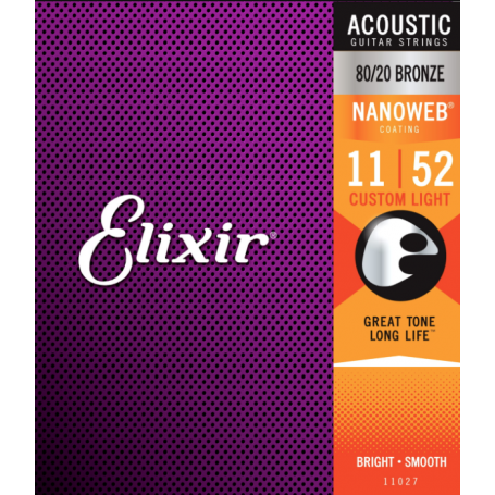 ELIXIR 11027 NW - struny gitara akustyczna 11-52