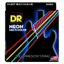 DR NMCB Neon Multi Color - struny gitara basowa 45-105