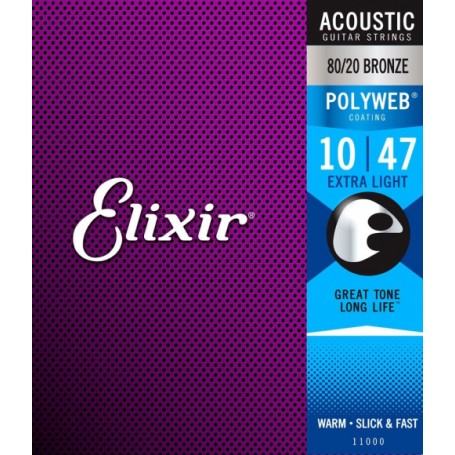 ELIXIR 11000 PW - struny gitara akustyczna 10-47