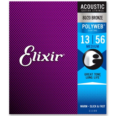ELIXIR 11100 PW - struny gitara akustyczna 13-56