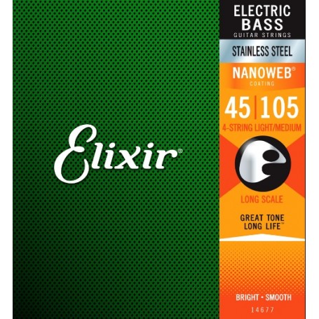 ELIXIR 14677 NW - struny gitara basowa 45-105