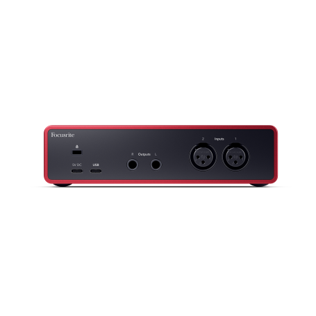 Focusrite Scarlett Solo 4th Gen USB Audio Interface and Shure