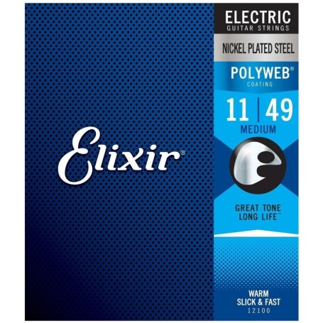 ELIXIR 12100 PW - struny gitara elektryczna 11-49