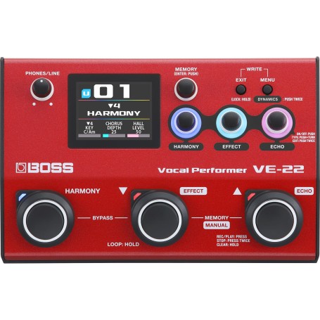 BOSS VE-22 efekt wokalowy