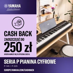 YAMAHA P-145B pianino cyfrowe pulpit pedał