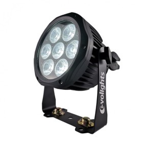 Evolights Glacier 7 Led Par 7X10W Rgbwa-Uv Ip65