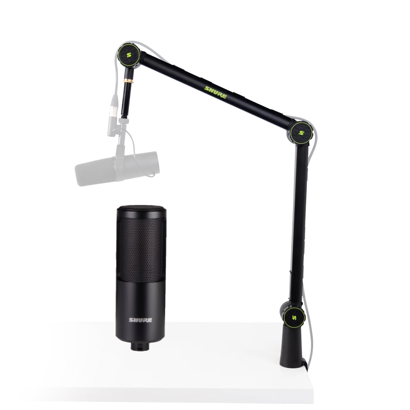 SHURE SM4-K mikrofon pojemnościowy plus SH-BROADCAST1 Boom Arm