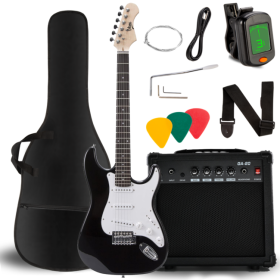 V-Tone Ega 39 Bk Gitara Elektryczna 4/4 Stratocast