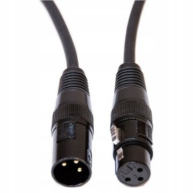 Cable4Me Przewód Kabel Dmx 3Pin 1M Do Świateł