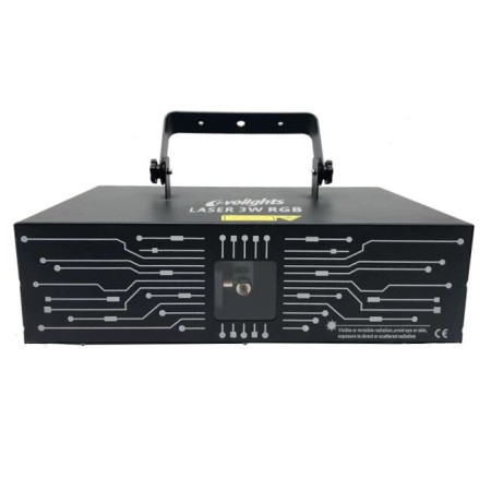 Evolights Laser 3W Rgb Profesjonalne Estradowe Ośw