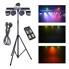 LIGHT4ME BELKA LED PAR DERBY LASER multiefekt świe