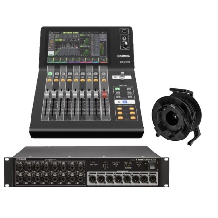 YAMAHA DM3 mikser cyfrowy Dante YAMAHA Tio1608-D2 stagebox Skrętka 50M