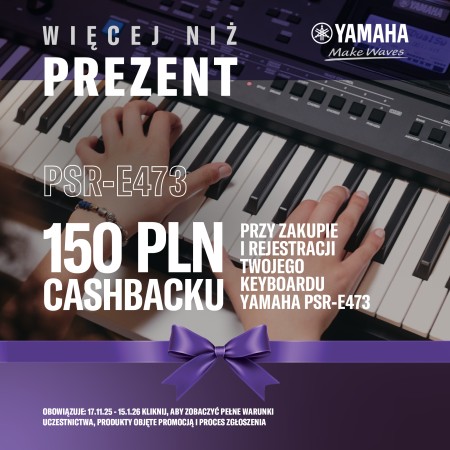 YAMAHA PSR-E473 keyboard edukacyjny