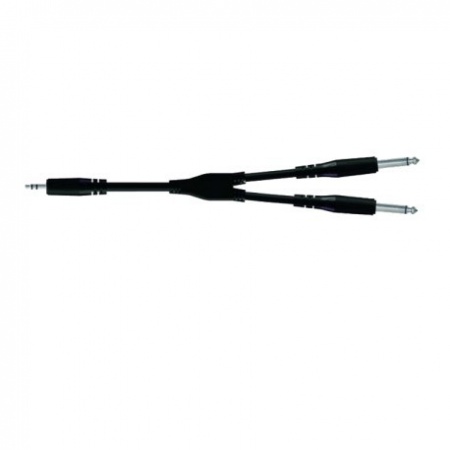 PROEL BULK505LU3 kabel mini jack stereo-2x jack 3,5mm mono 3m